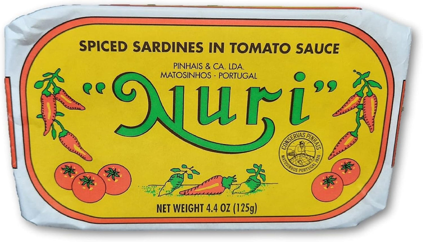Sardines à la sauce tomate épicées