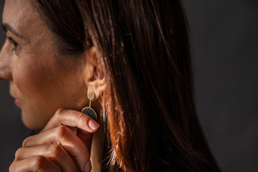 Earring hoops Oscietra