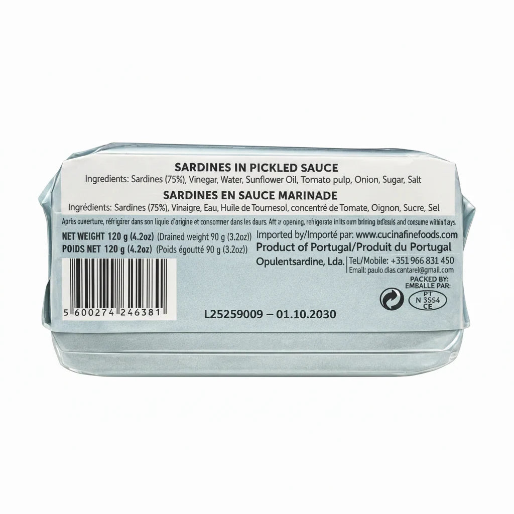 Sardines à l'huile d'olive Biologique