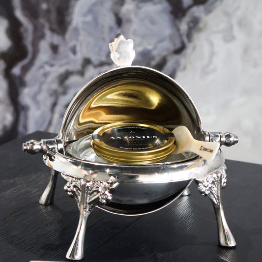 Stainless Steel Roll-top Caviar Server