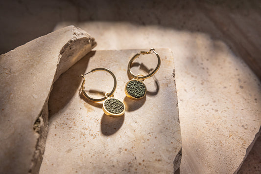Earring hoops Oscietra