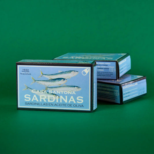 Petites sardines à l'huile d'olive Casa Santoña, plusieurs boîtes