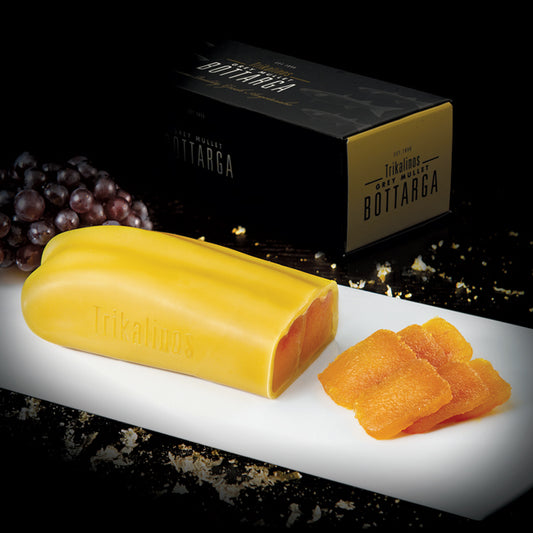 Discover the Trikalinos range of Bottarga at Oysters & Caviar
