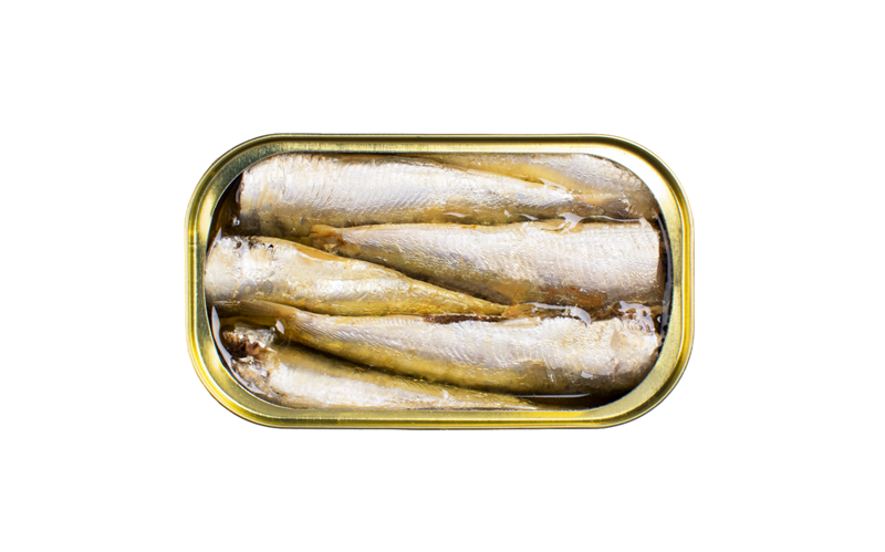 Petite Sardines fumée à l'huile d'olive extra vierge