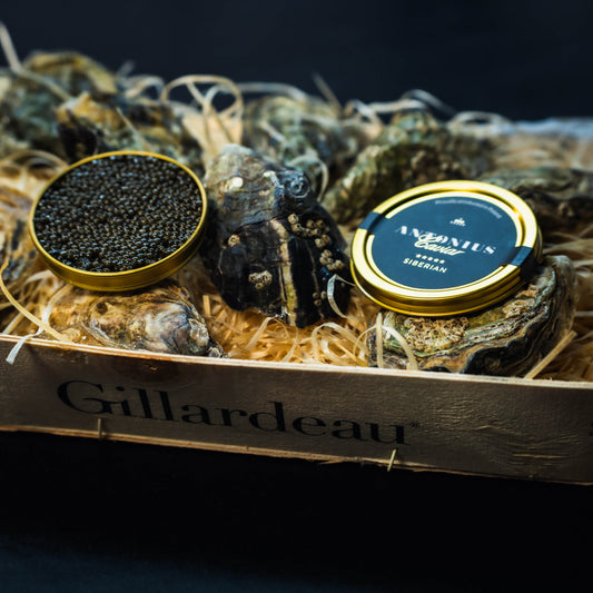 Gillardeau Oysters & Siberian Caviar Prestige