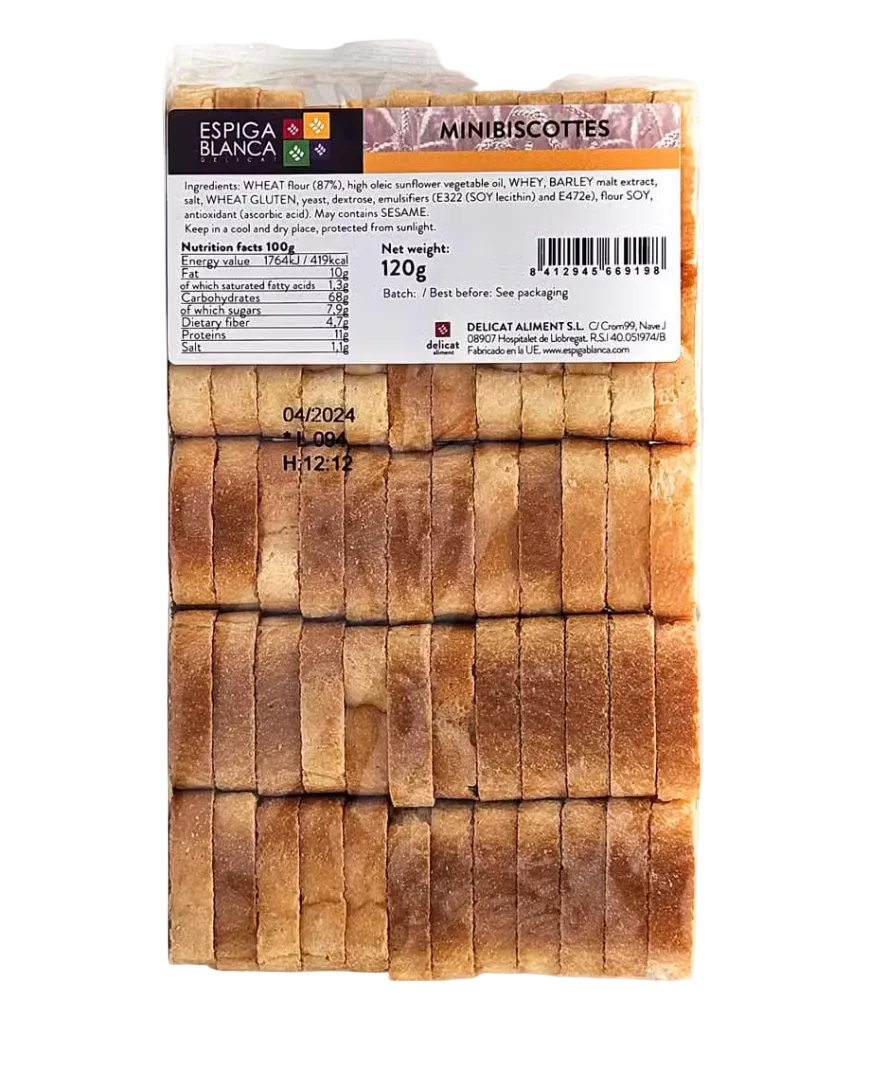 Espiga blanca minibiscotte