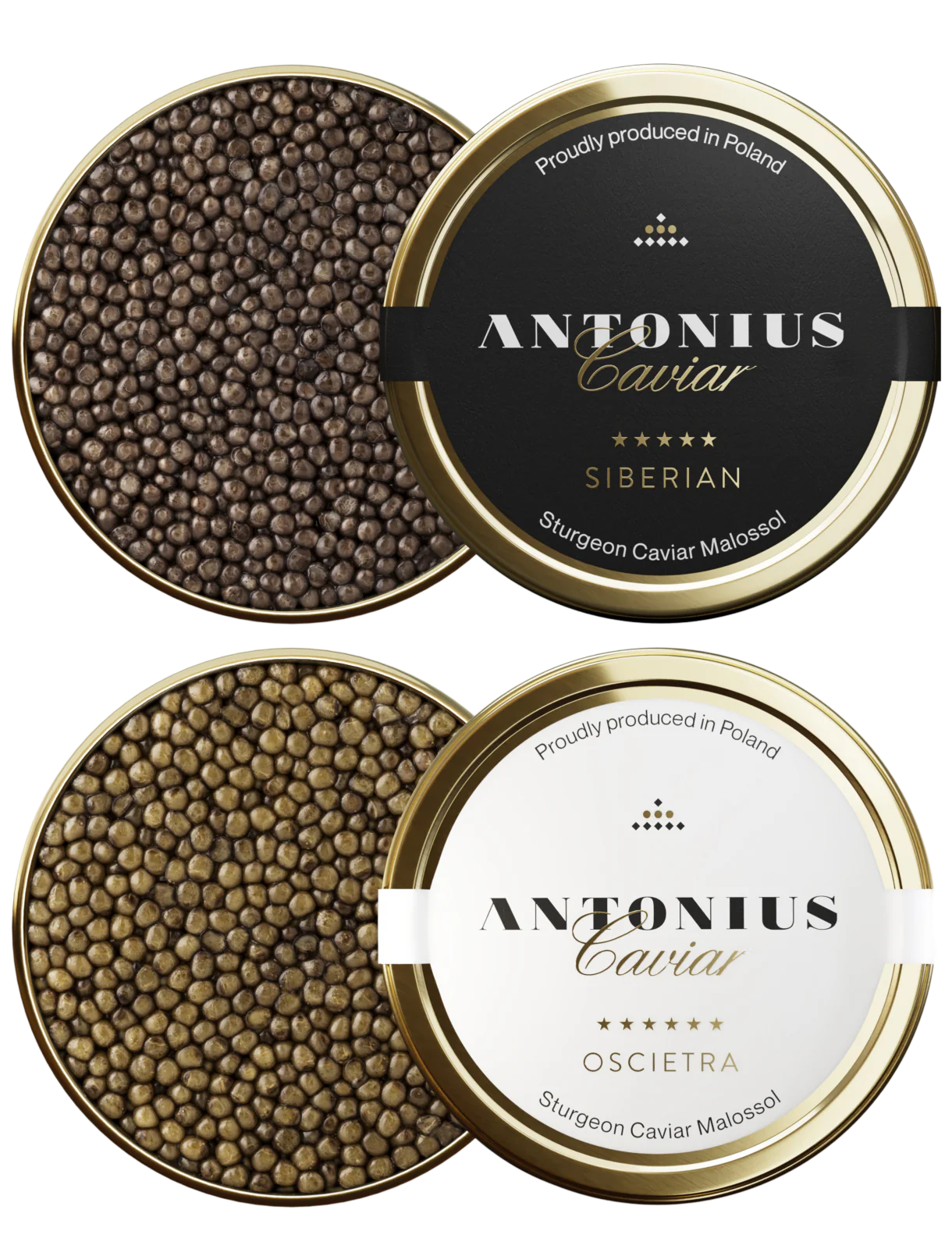 Duo Caviar Antonius Osciétra Suprême & Sibérien Prestige