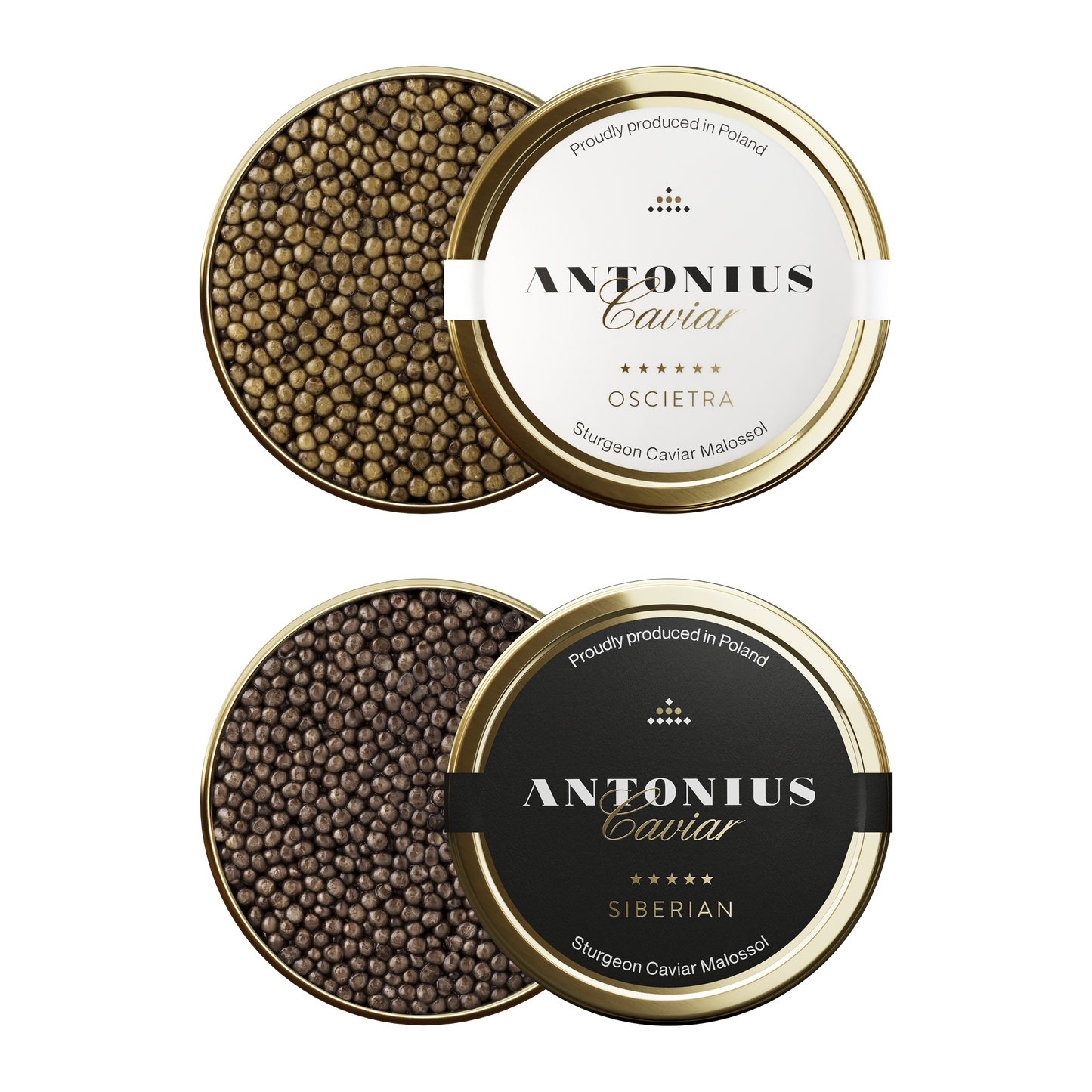 Duo Caviar Osciétre Suprême & Sibérien Prestige