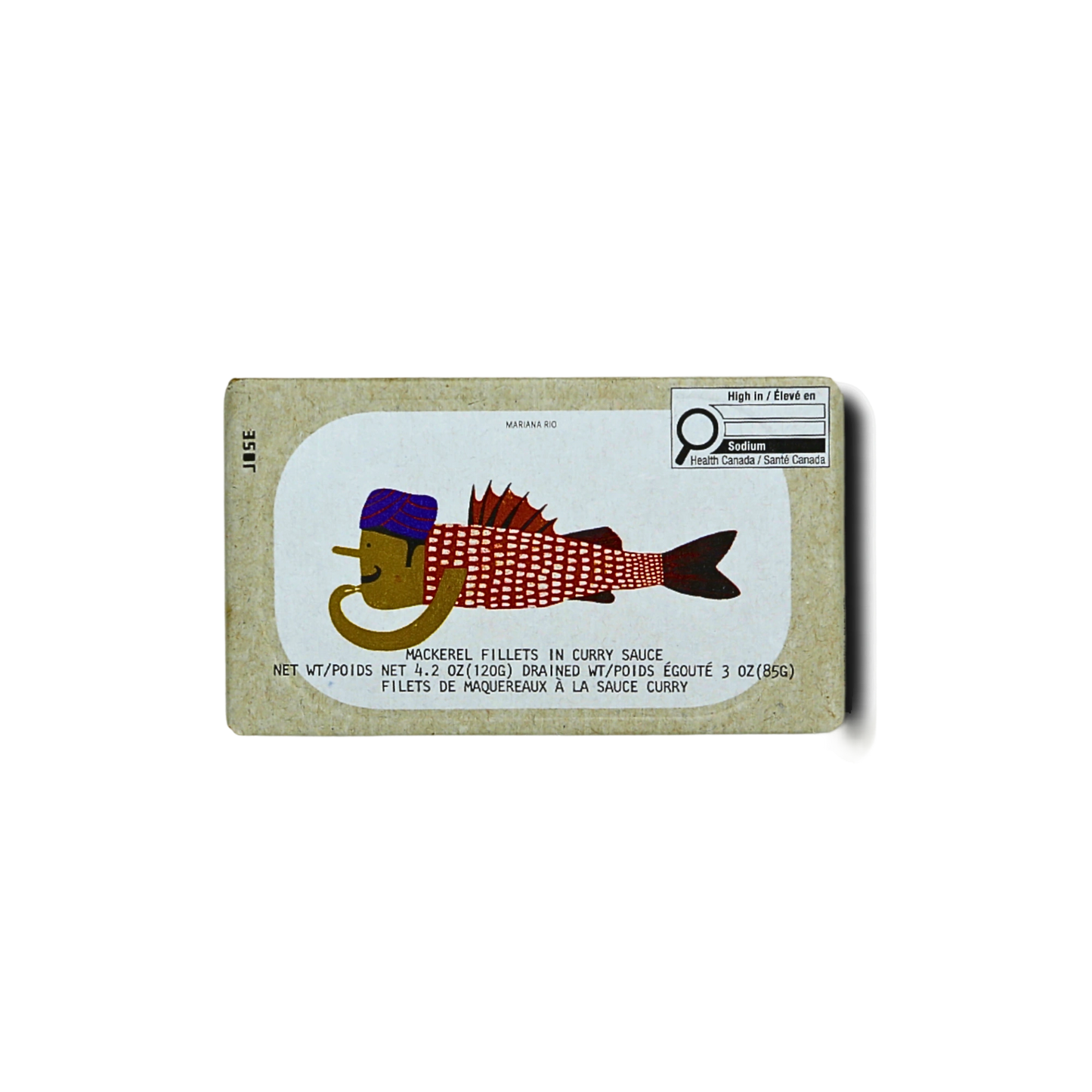 José Gourmet mackerel fillets in curry sauce, tin