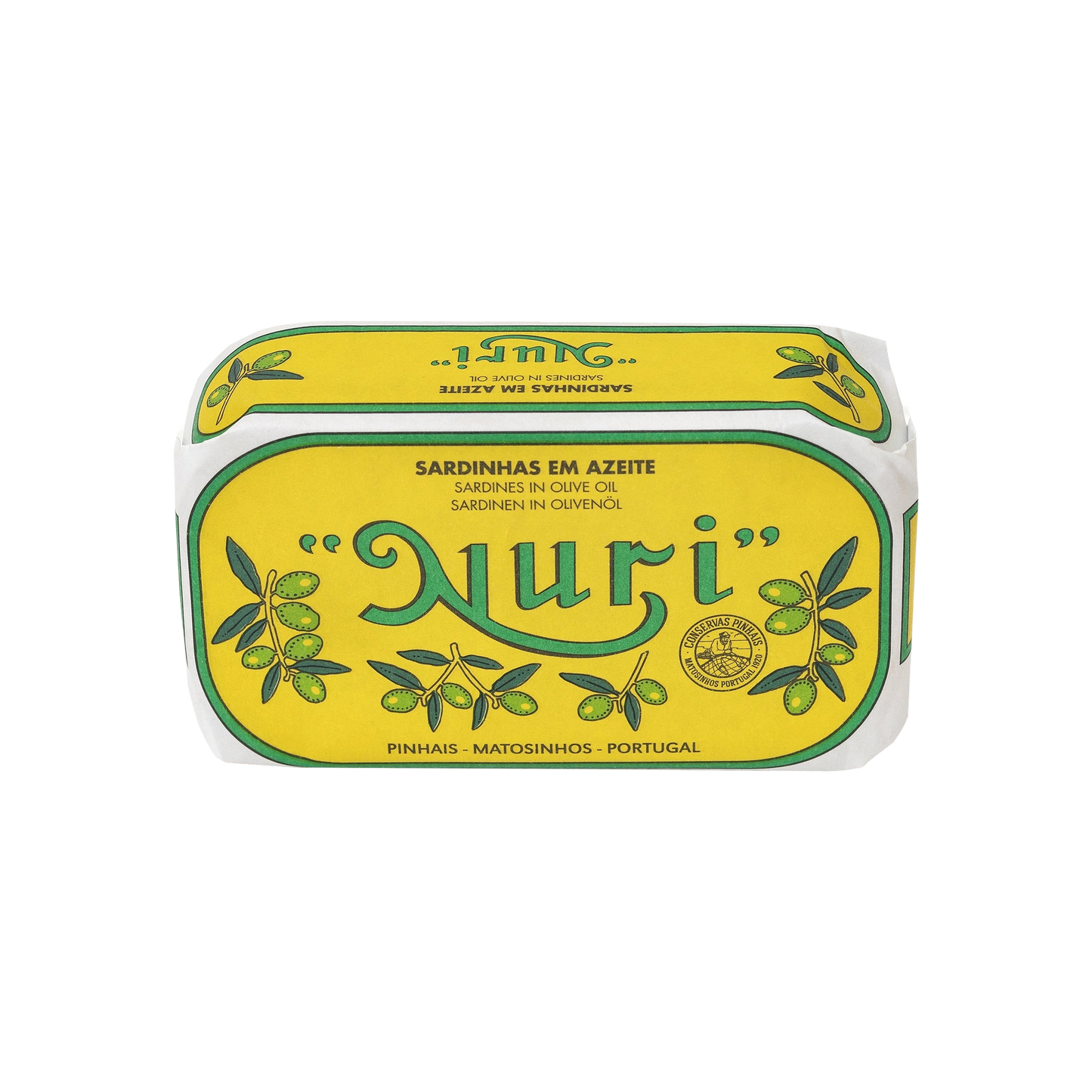 Nuri sardines in olive oil, brand photograph