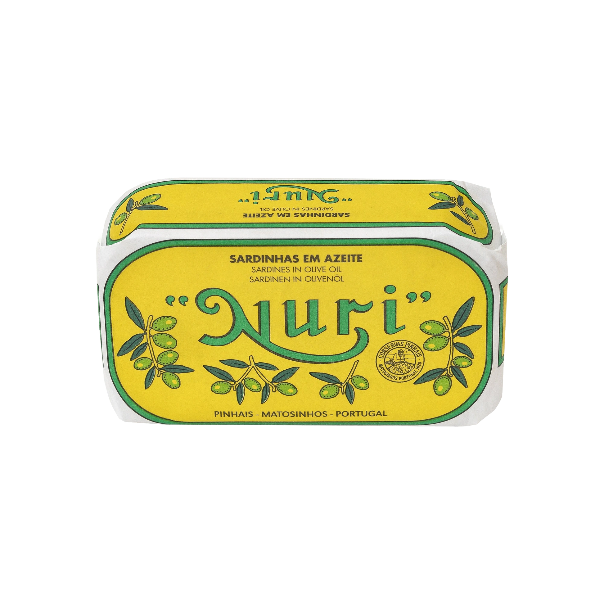 Nuri sardines in olive oil, brand photograph