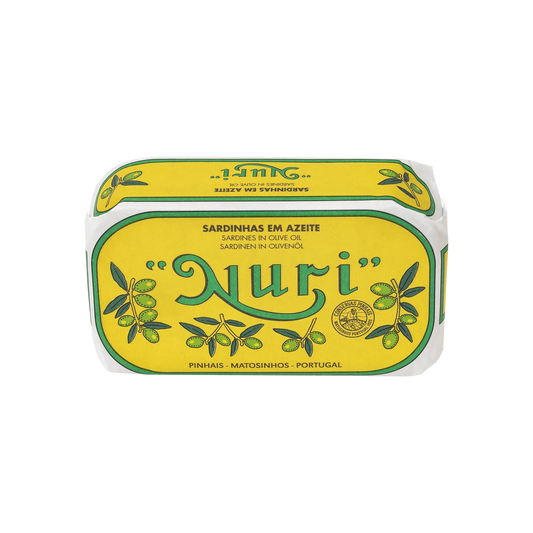 Nuri sardines in olive oil, brand photograph