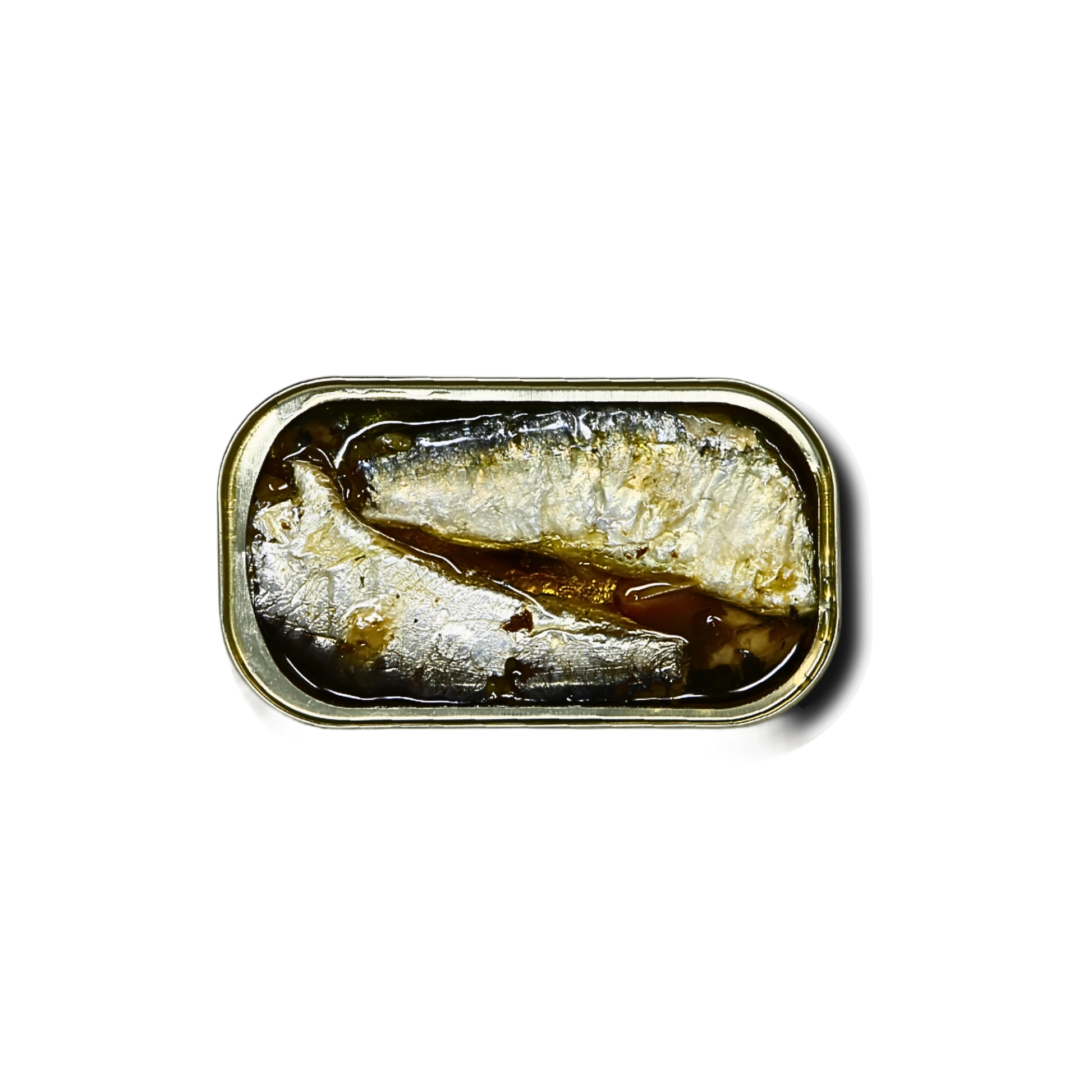 Nuri sardines in olive oil, alternate view