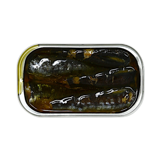 Sardinha House sardines in organic olive oil, alternate view