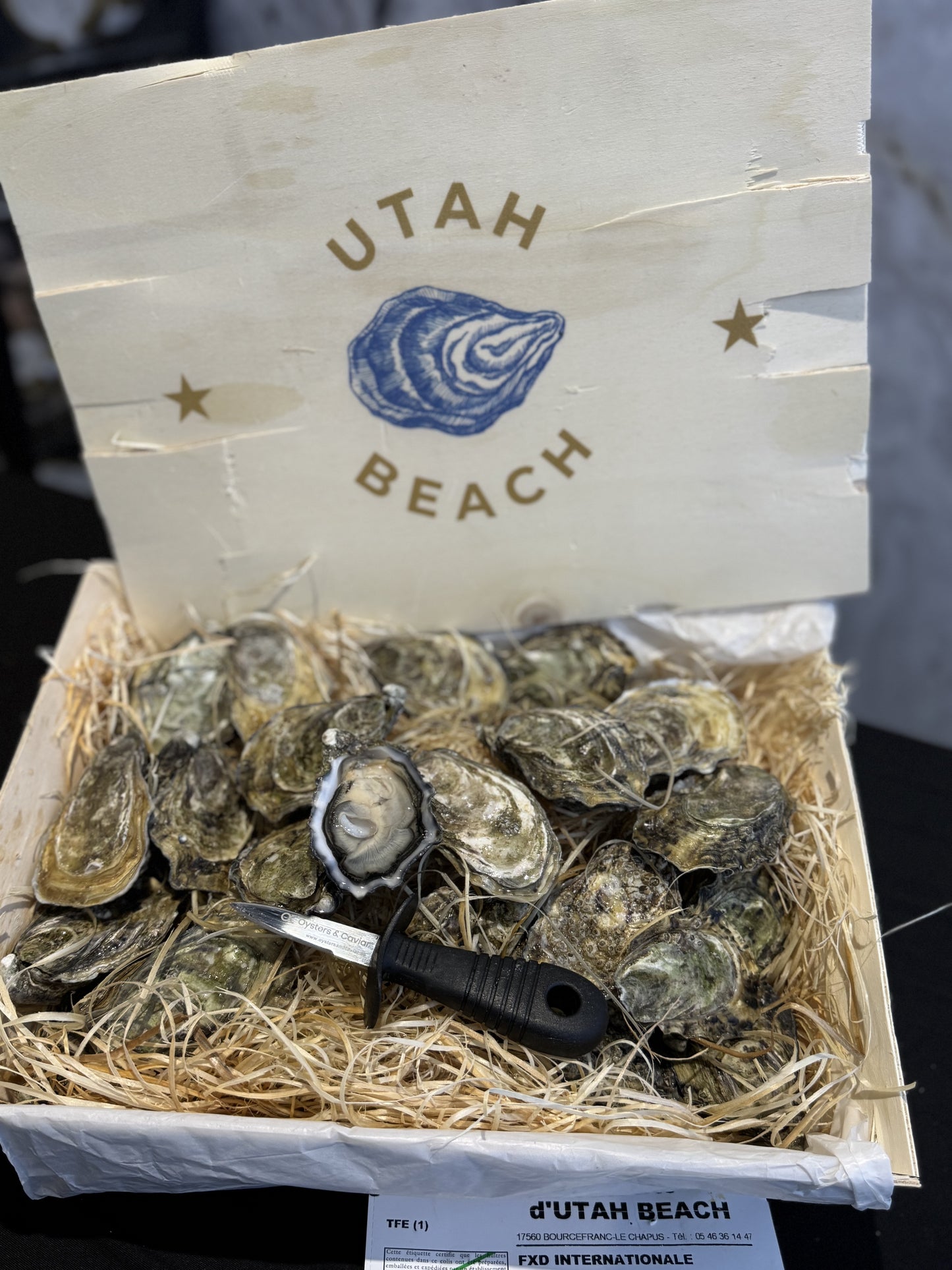 Utah Beach oysters