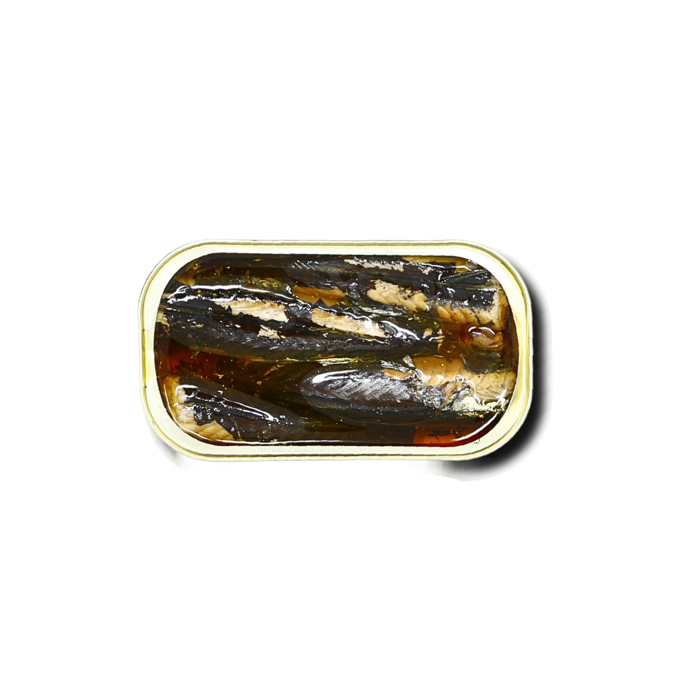 Nuri whole mackerel in olive oil, alternate view