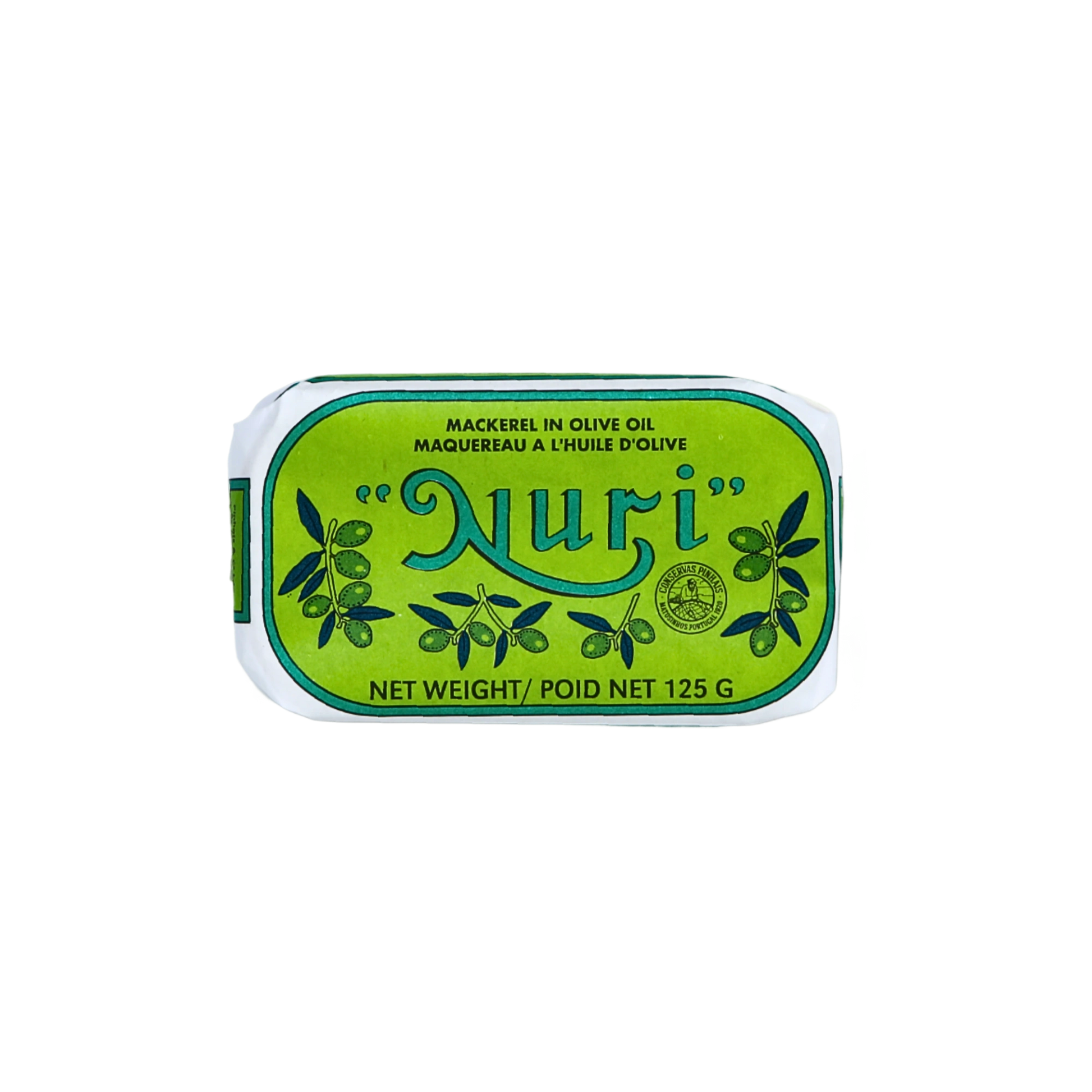 Nuri whole mackerel in olive oil, alternate product illustration